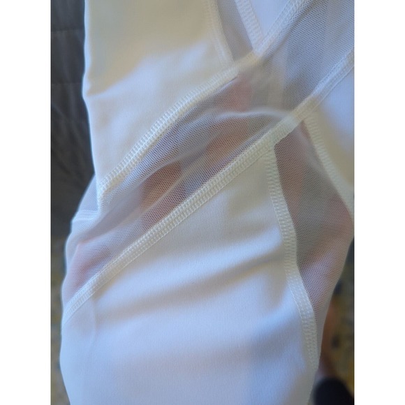 NWT LULULEMON Wunder Under HR 7/8 (28") Tight Mesh Sz8 White - Picture 6 of 7
